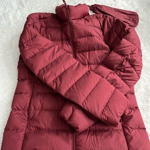 Ultra light down puffer coat
